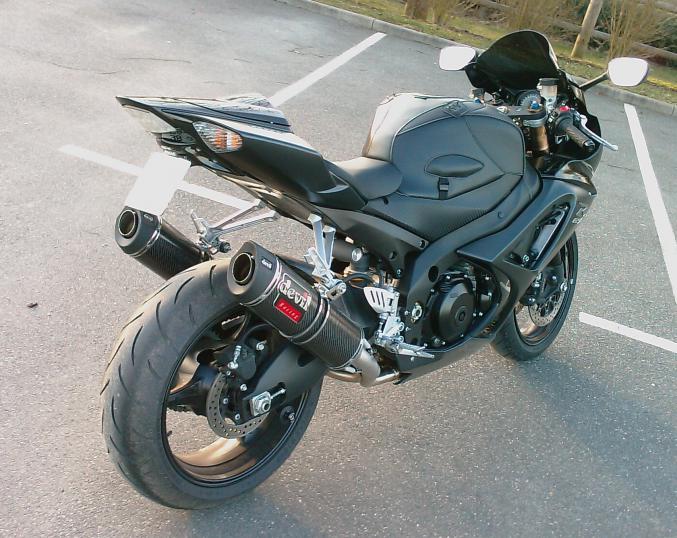 Pots échappement GSXR (Silencieux Devil Carbone)