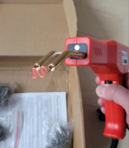 Pistolet soudeur plastique agrafes