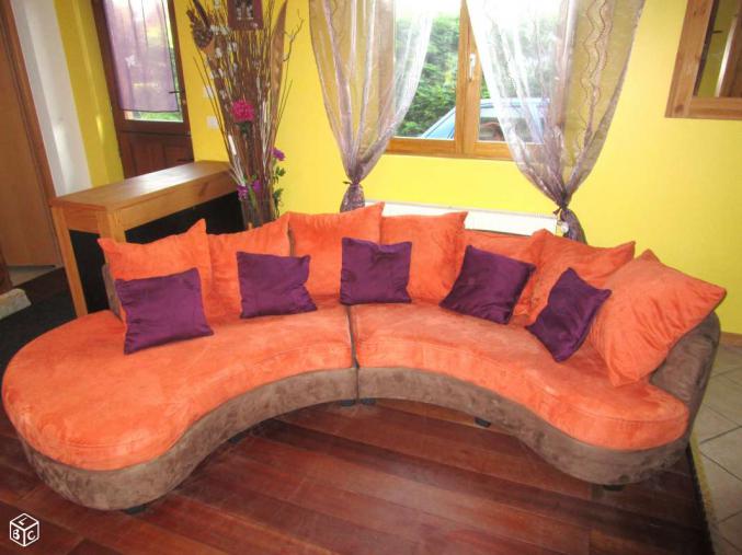 Grand Canapé arrondi 6/7 places