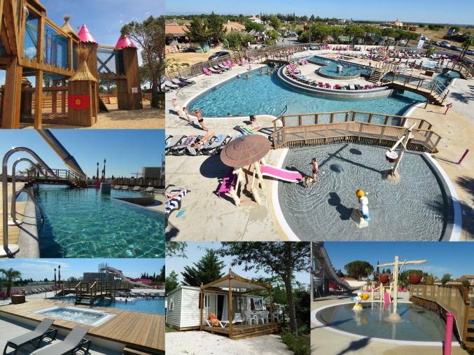 Location mobil-home 2 chambres: clim+ piscine + plage