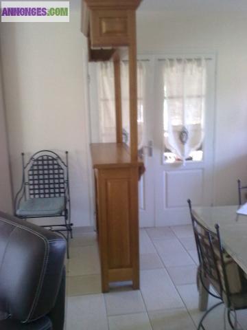 BAR DROIT EN CHENE MASSIF