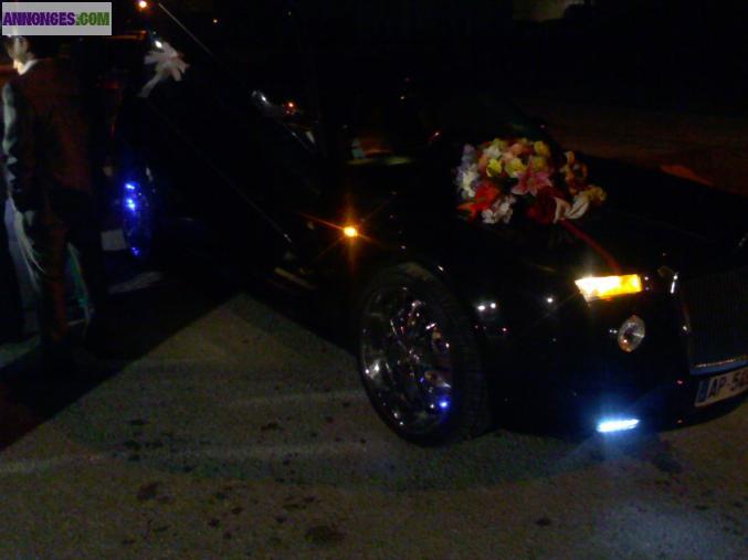 Location voiture de mariage