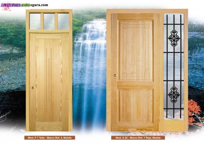 Portes exterieures en bois
