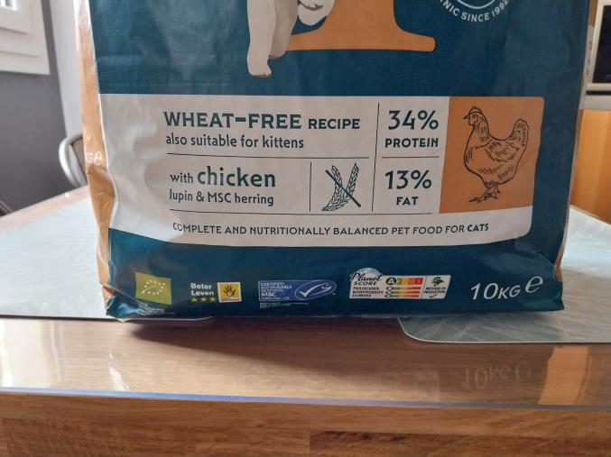 Paquet 10kg croquettes bio sans céréales