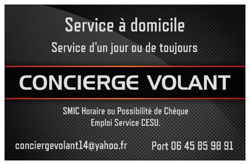 Divers services à domicile aux personnes