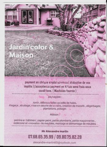 Jardin'color & maison