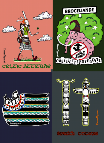 Stock tee-shirts bretons