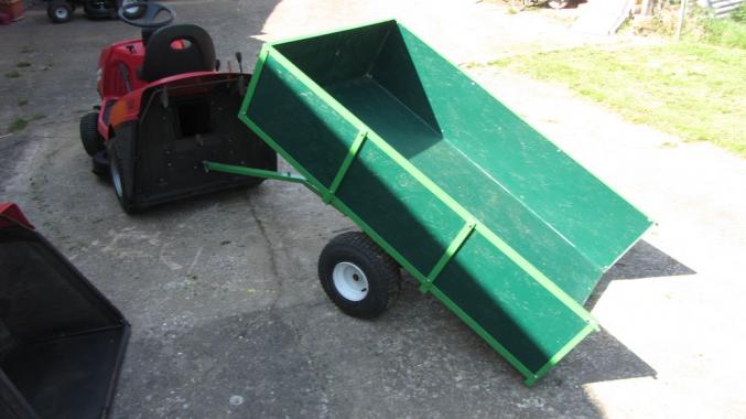 Tondeuse avec remorque occasion