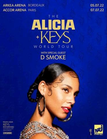 Ticket concert Alicia keys