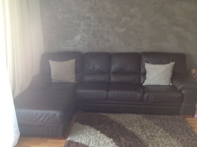 Canapé d'angle en cuir