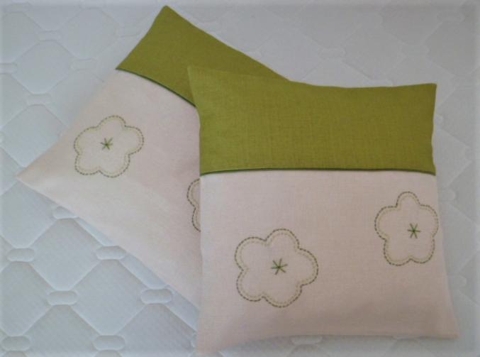 2 enveloppes de coussins 