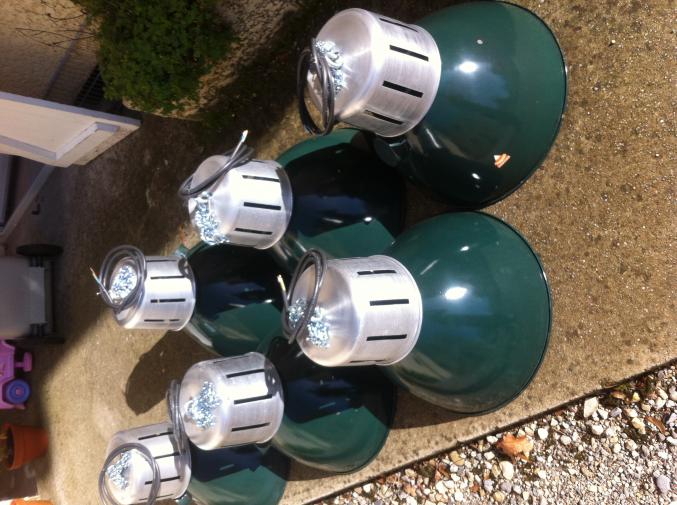 Lampes industrielles prêtes à poser marque SAMMODE