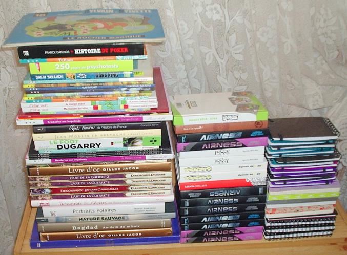 Lot librairie et scolaire en TBEG.