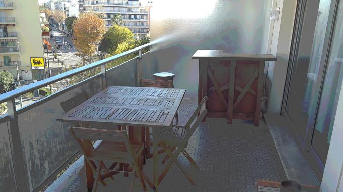 F1 avec terrasse, parking privé, WiFi