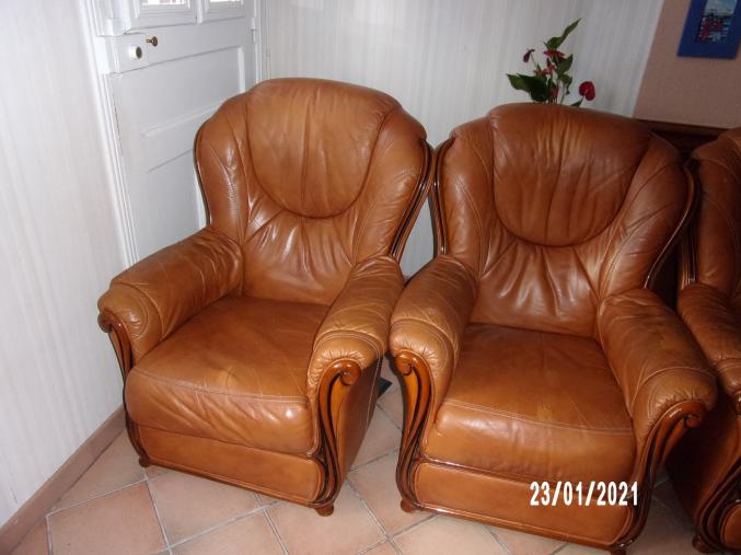 Canapé et 2 fauteuils
