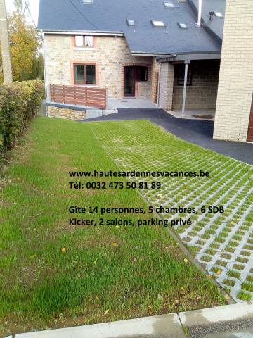Stavelot gîte 12-14 personnes endroit très calme