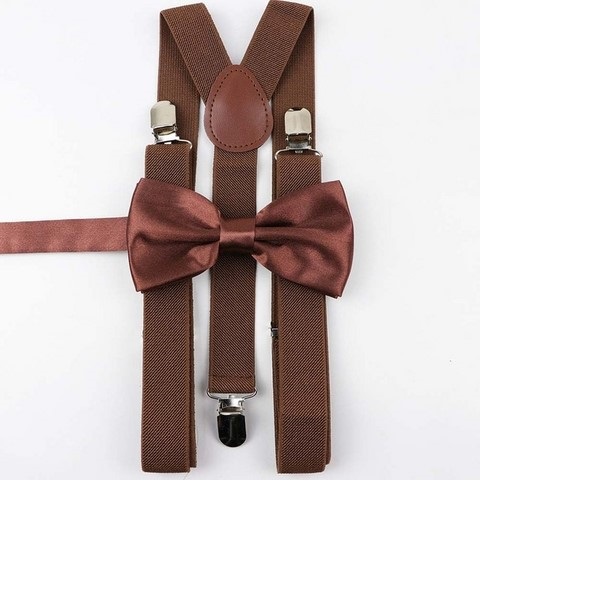 Nœud papillon plus bretelle assorti  100% neuf