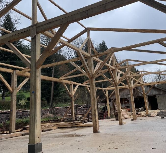 Charpente ossature bois sur mesure