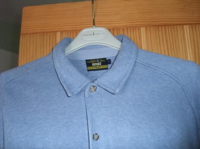 155:Gilet bleu clair taille L - Father&sport lolau 