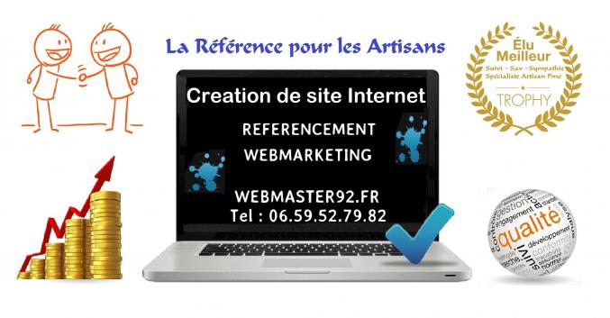 Creation de site internet pour artisans et pme