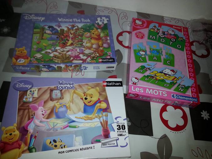 Puzzles , sac a dos hello kitty