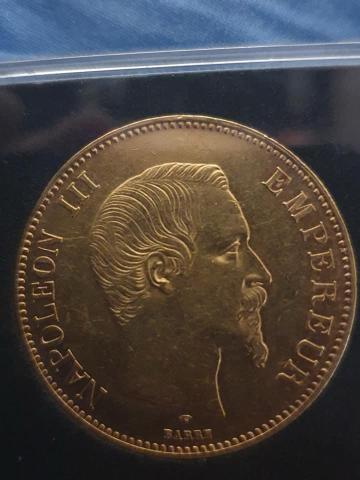 100 frs Napoleon Or 22k 
