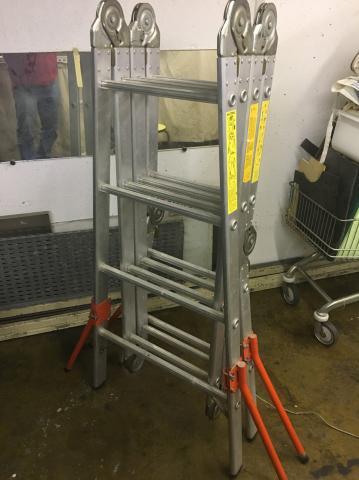 Échelle Articulée Pliante Aluminium 5,12m