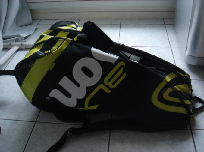 Thermobag wilson blx noir et jaune 15 raquettes