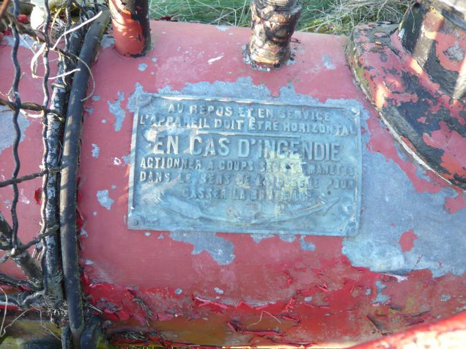 Pompe a eau de pompier sur roues