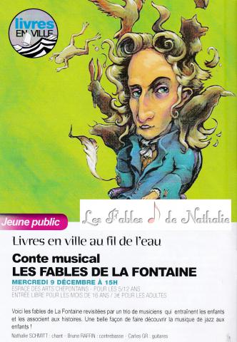 Spectacle Concert Jeune Public "LES FABLES DE NATHALIE"