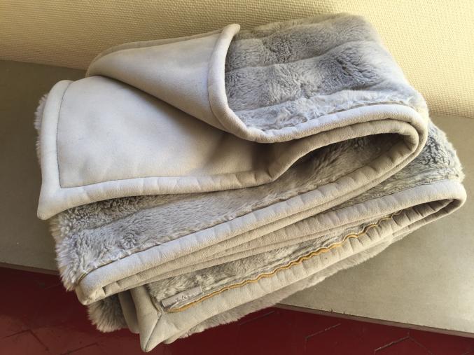 Plaid MADURA 140x200 gris