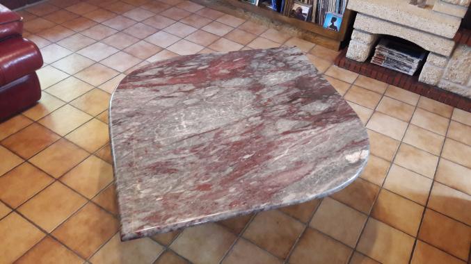 Table salon marbre