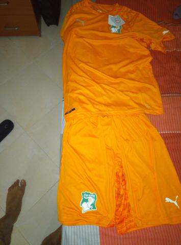 Maillot côté d'Ivoire + short