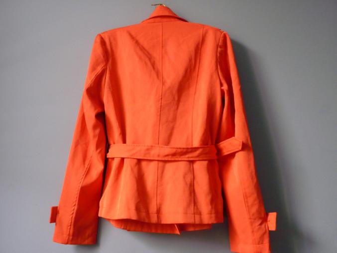 Manteau veste femme orange 40 L TBE