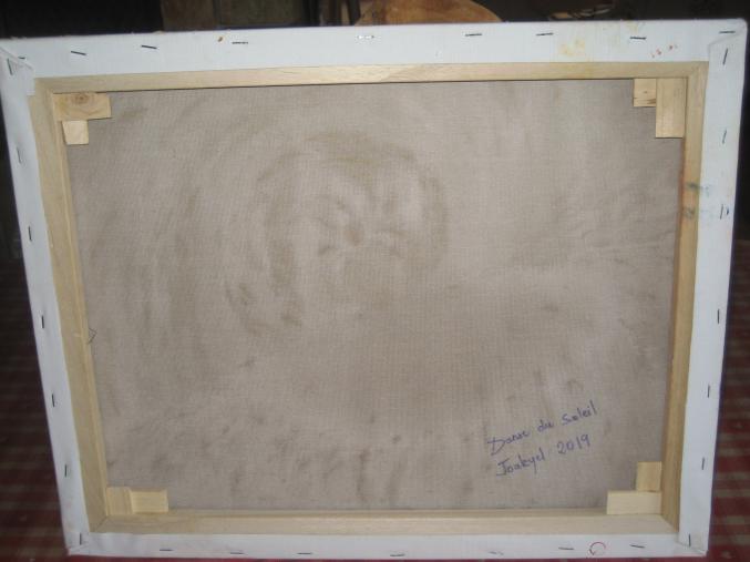 PEINTURE A L'HUILE sur toile danse du soleil