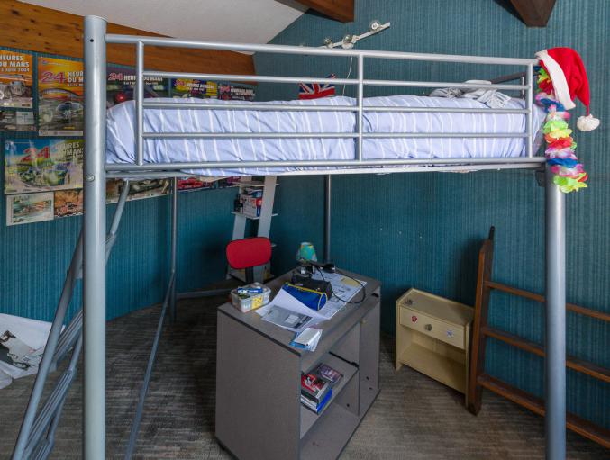 Lit mezzanine métallique