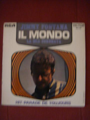 Disque vinyl 45 tours "Il mundo" de Jimmy FONTANA