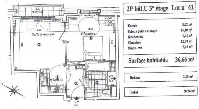 Chatillon Appart Neuf F2