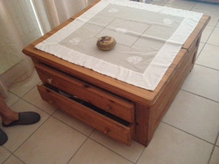 Table basse coffre