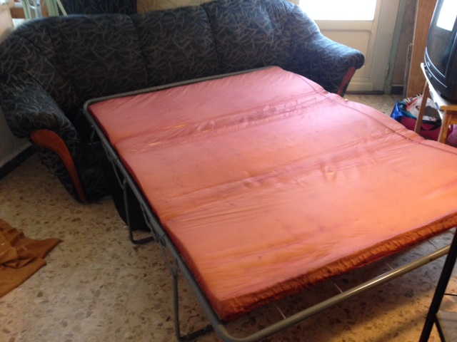 Canapé convertible et fauteuil