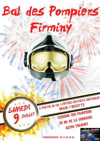 Bal du 9 Juillet des Sapeurs Pompiers de firminy