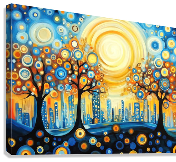 Tableau Reproduction Klimt Central Park 