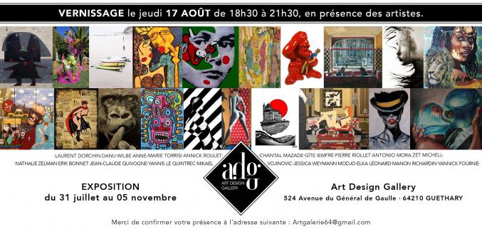 Erik bonnet expose à guéthary...