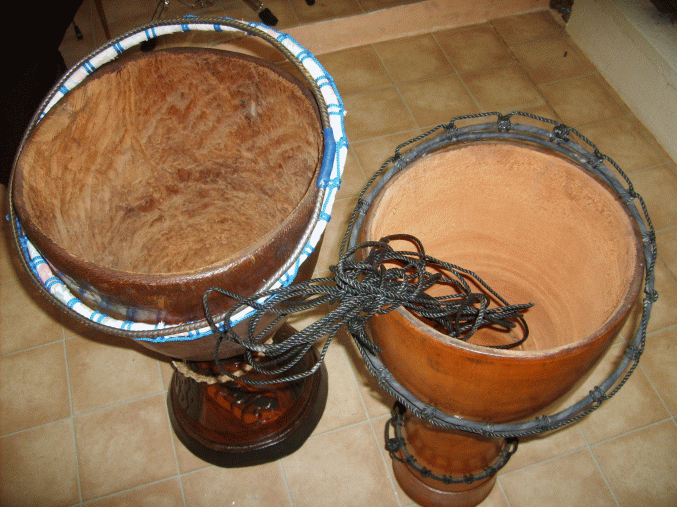 Réparation peaux de Djembé et autres instruments