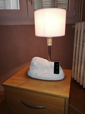 Lampe de chevet lion connect