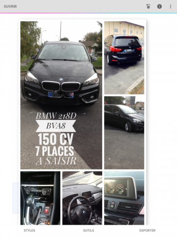 BMW 218 D BVA8 150cv
