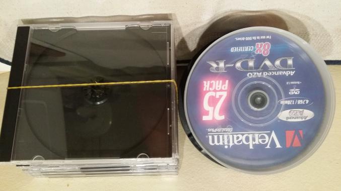 Pack de 25 DVD-R 4.7 GB/120min