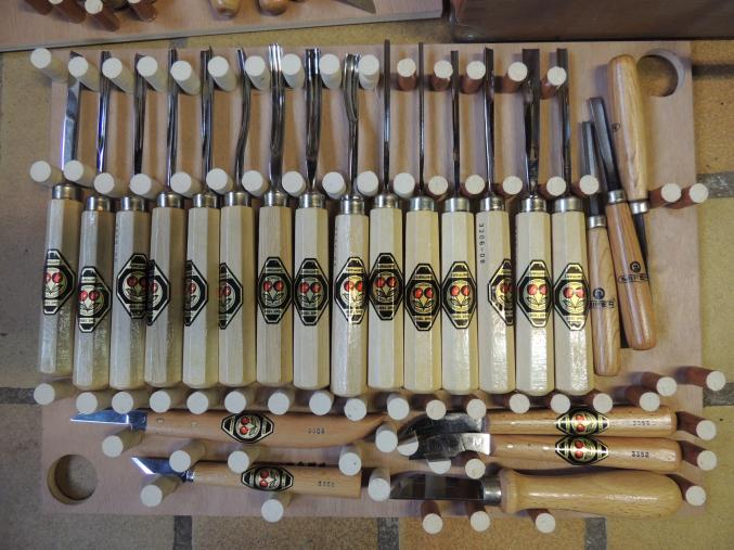 Coffret outils de sculpteur