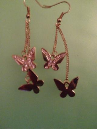 Boucles d'oreilles doré