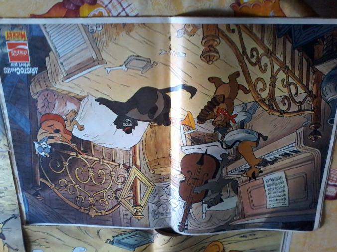 4 RARES POSTERS ANCIENS ARISTOCHATS